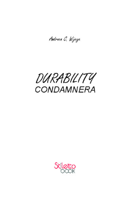 Sampul buku Durabiliyt Condamner...